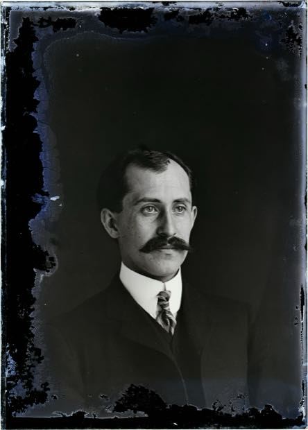 Portrait of Orville Wright, 1905.